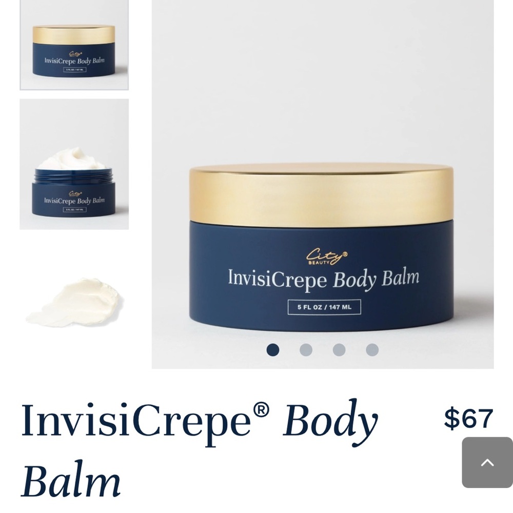 New in box City Beauty InvisiCrepe Body Balm